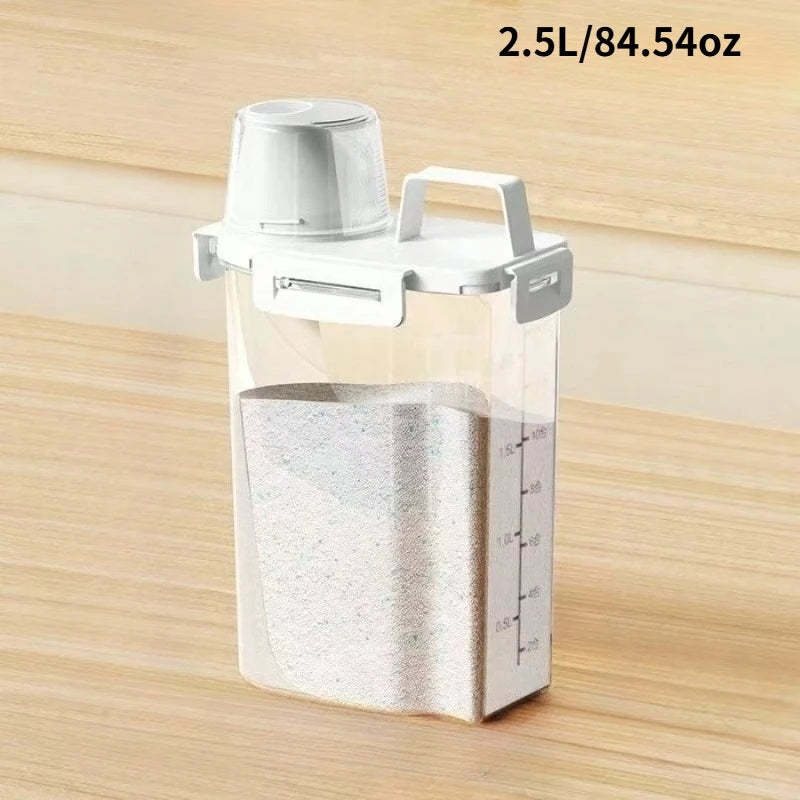 2.5L Covered Moisture-proof Sealed Storage Container - Used for Grain, Nut, Flour, Rice Food Storage Boxes