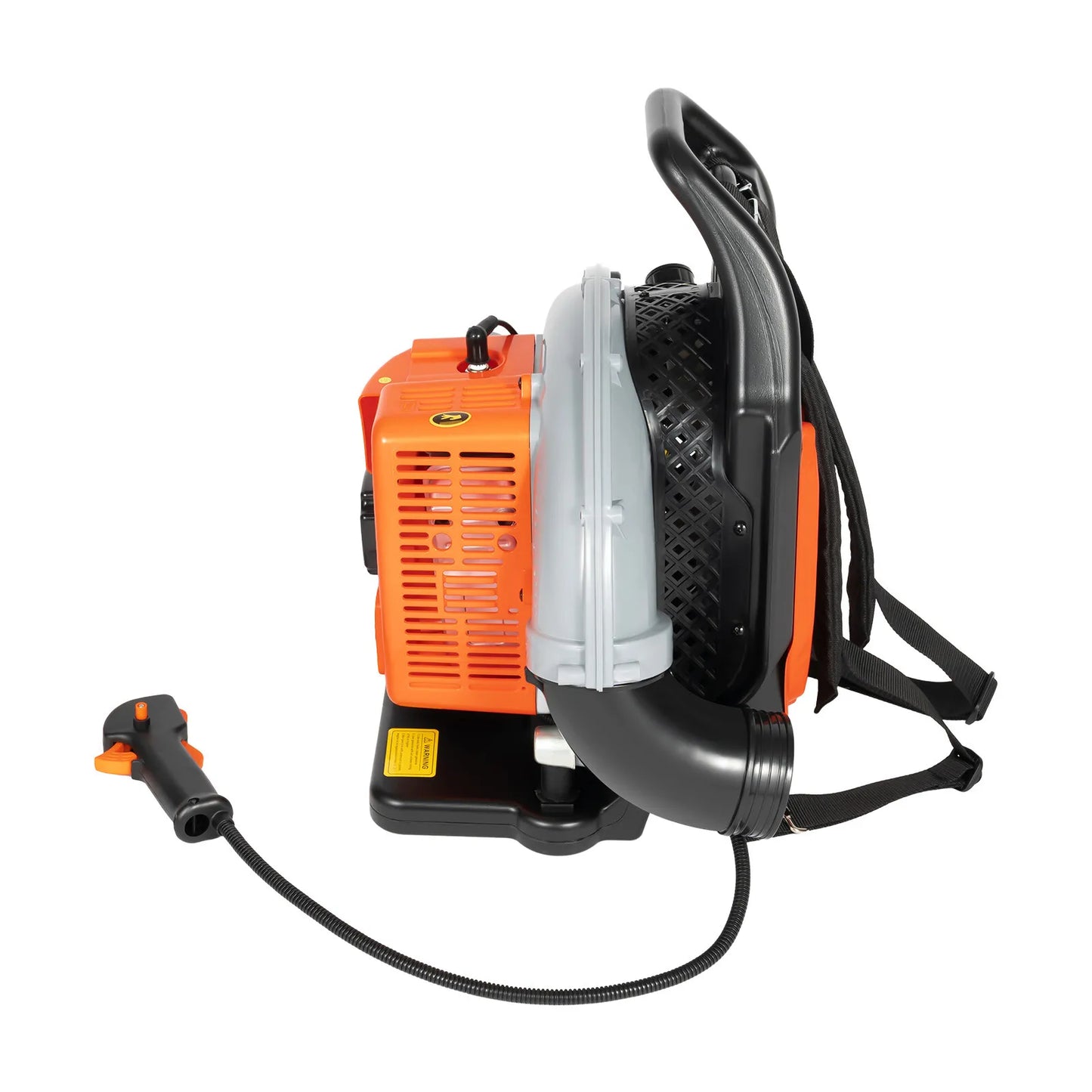 63CC 2.7kW 2-Stroke Gas Leaf Blower, 6800r/min Adjustable Speed Backpack Blower, 0.3m³/s Yard Cleaning Blower for Garden Lawn