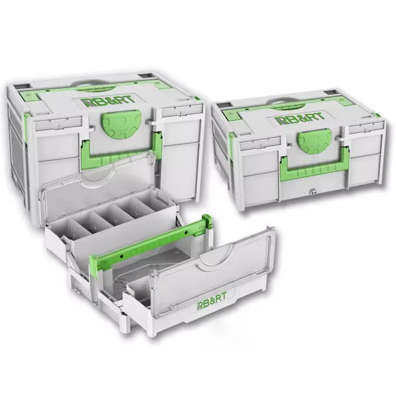 Large Capacity Toolbox Multifunctional Hardware Accessories Storage Boxes Household Tools Organizer Box Stackable Storage Boxes