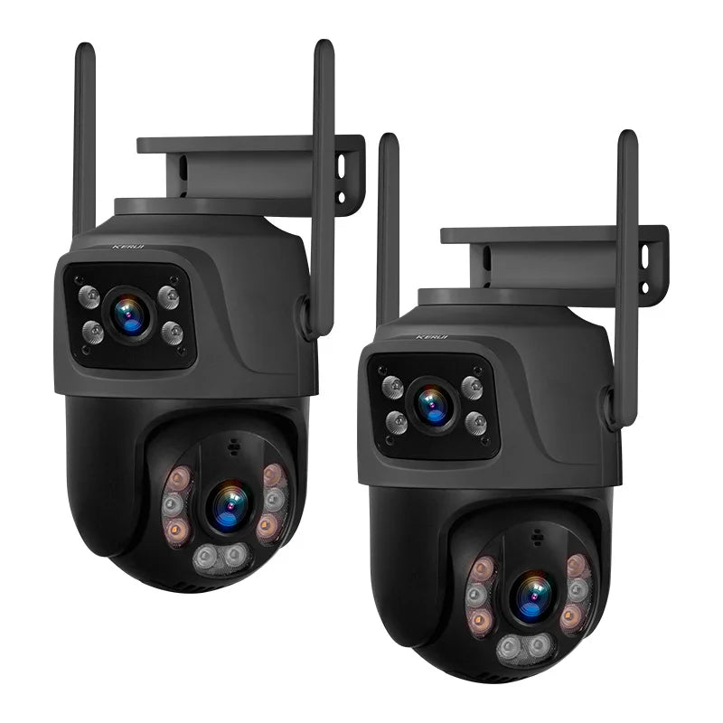 6MP HD WiFi IP Camera Outdoor Wireless Dual Lens PTZ Camera Onvif Home Security Surveillance CCTV Video Human Detect ICSEE APP