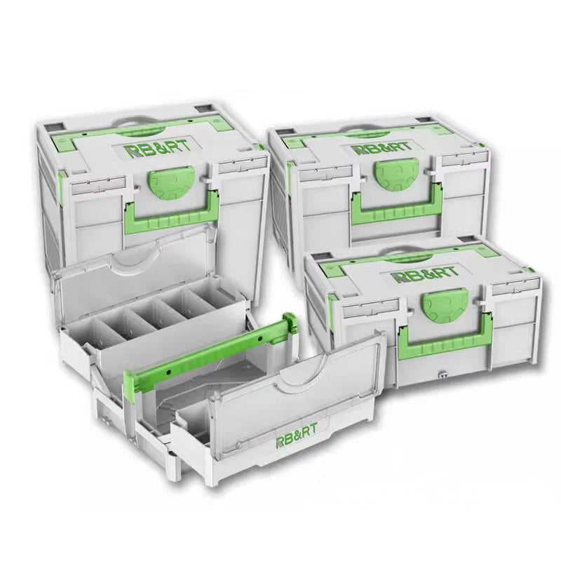Large Capacity Toolbox Multifunctional Hardware Accessories Storage Boxes Household Tools Organizer Box Stackable Storage Boxes