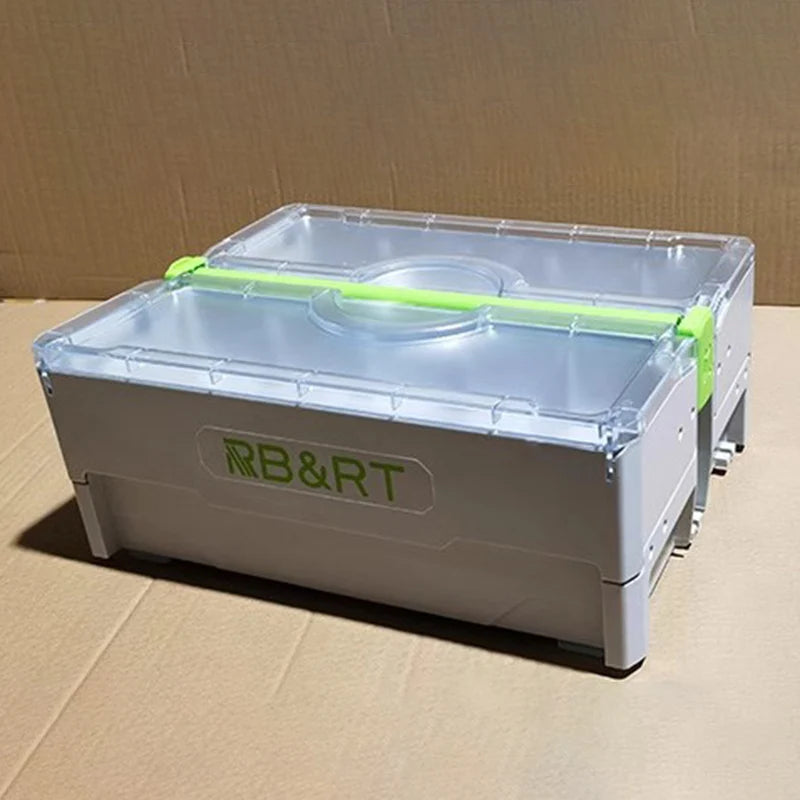 Large Capacity Toolbox Multifunctional Hardware Accessories Storage Boxes Household Tools Organizer Box Stackable Storage Boxes